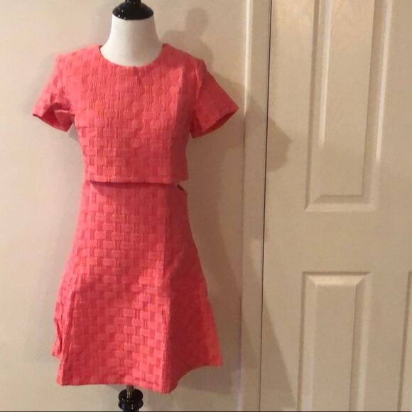 Waffle Knit Dress Pink - Picture 6 of 9